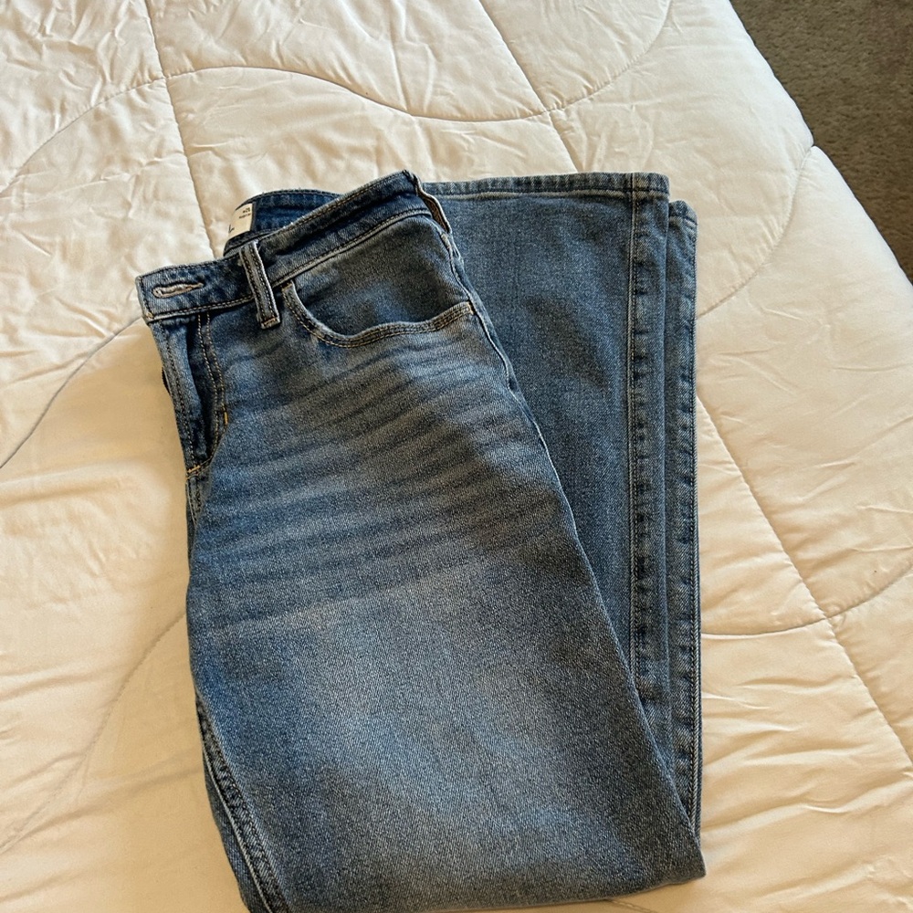 Hollister Blue Low-Rise Jeans